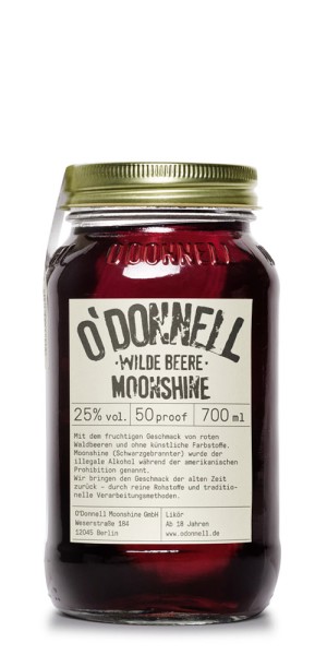 O'Donnell Moonshine Wilde Beere Likör 0,7 l