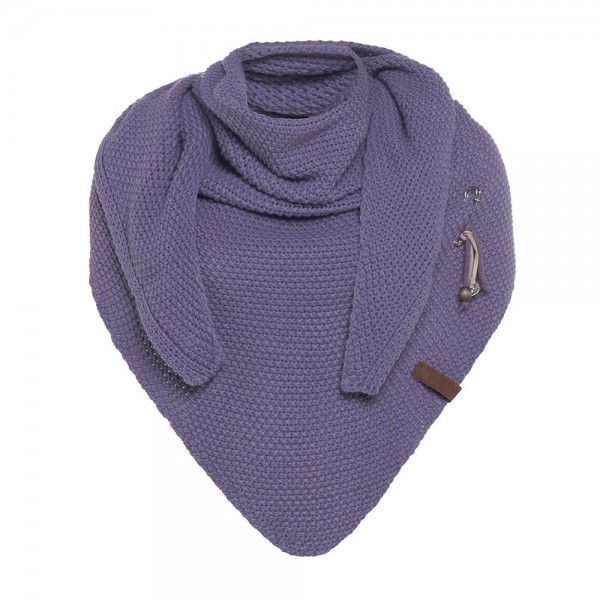 Knit Factory Dreiecksschal Coco, violett, L