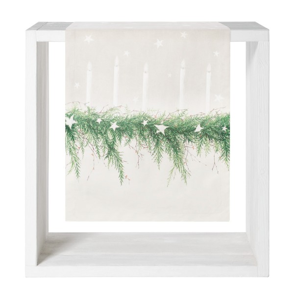 Tischläufer“Candela“ verde 50x150 von Proflax