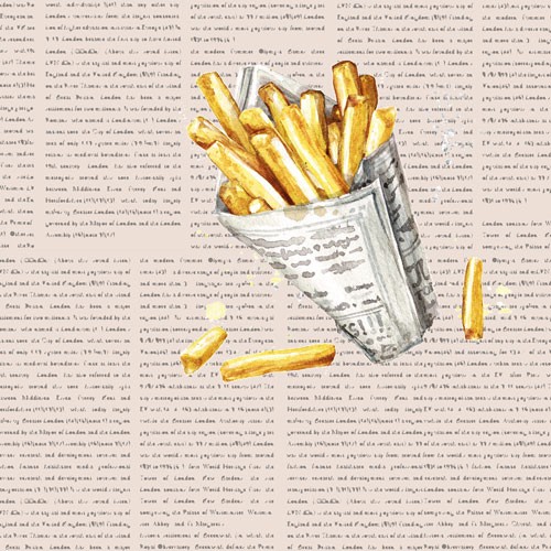 Napkin French fries