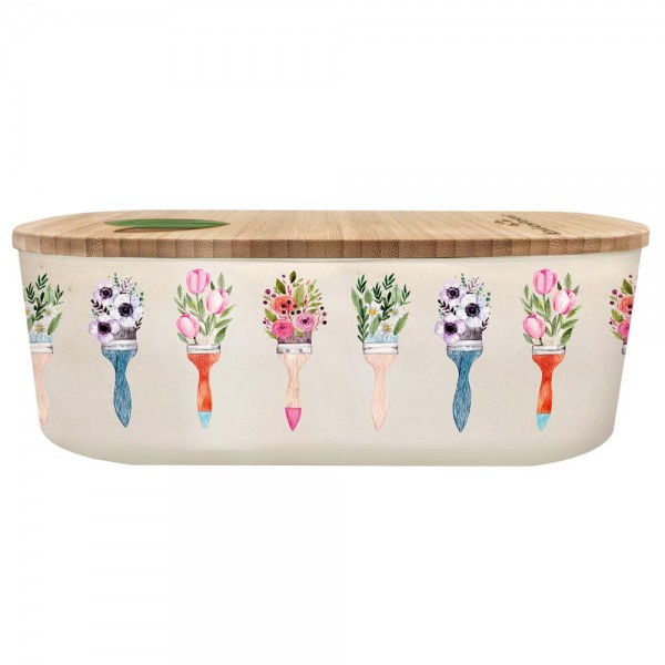 Bioloco plant lunchbox oval - flower brushes