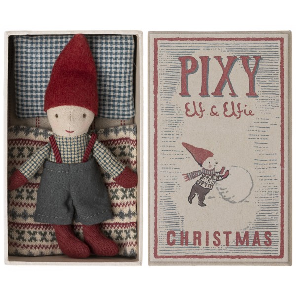 Maileg Pixy Elf in Streichholzschachtel