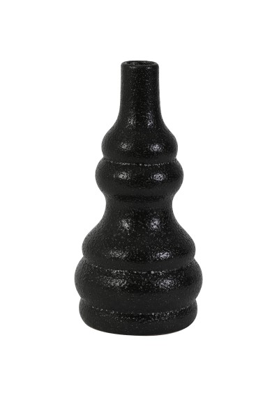 Vase NEROLI Keramik schwarz