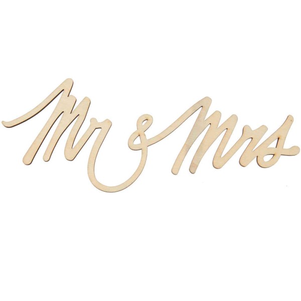 Rico Design Holzschriftzug "Mr & Mrs"