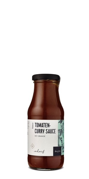 Wajos Tomaten Curry-Orange Sauce 245ml