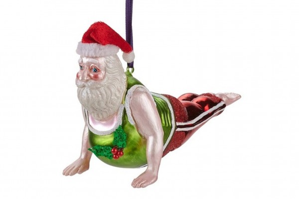 Baumhänger Yoga Santa