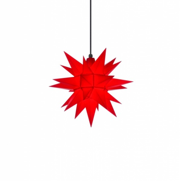 Herrnhuter Stern A4 rot, 40 cm, für den Innen- und Außenbereich