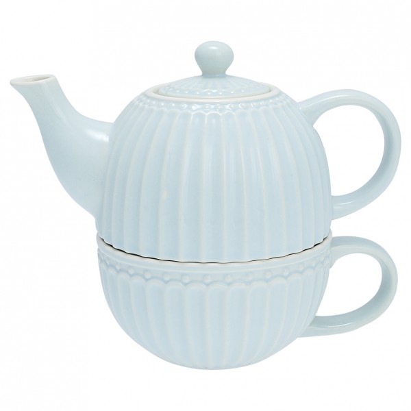 Tea for one Alice pale blue