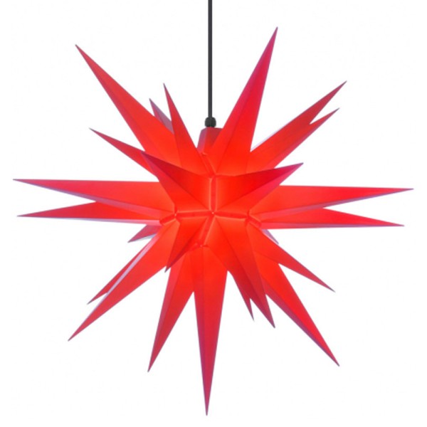 Herrnhuter Stern A7, rot, 68 cm, Kunststoff, für den Innen- und Außenbereich