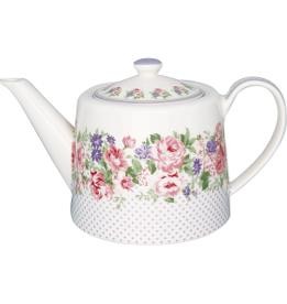 Teapot Rose white