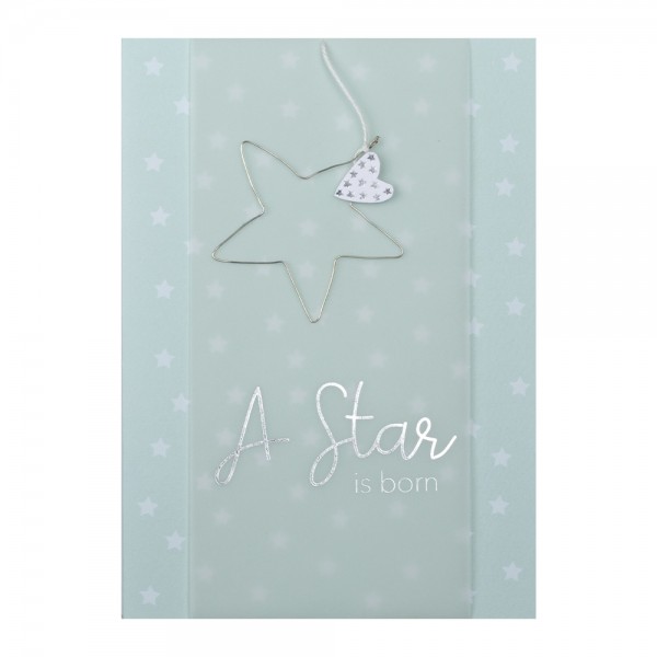 Räder Drahtkarte „A Star is born“