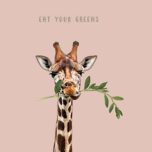 Napkin Eat your greens