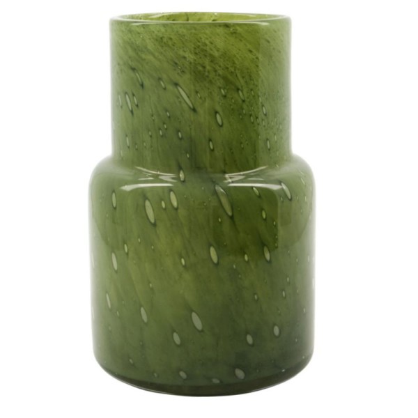 House Doctor Vase Bole, dunkelgrün, Ø 17,5 cm