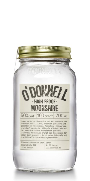 O‘Donnell Moonshine High Proof Likör 0,7 l