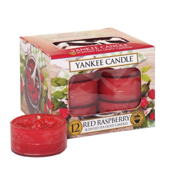 Red Raspberry 12 Teelichter von Yankee Candle